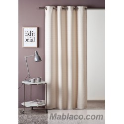 Cortina Jacquard Nat Ruy Beige confeccionadas con ollaos Reig Marti
