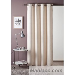 Cortina Jacquard Nat Ruy Beige confeccionadas con ollaos Reig Marti