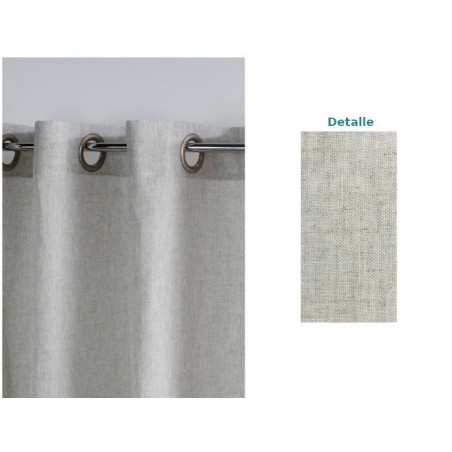 Cortina Visillo Tafepol Gris con Ollaos Reig Marti