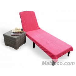 Toalla Tumbona y Hamaca Lisa Fucsia
