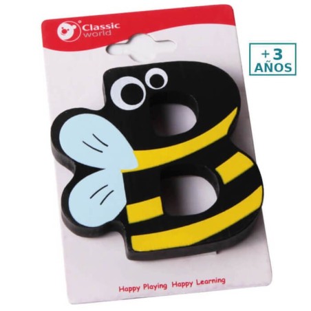 Letra B de Madera infantil +3 años