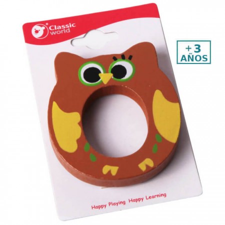 Letra O de Madera infantil +3 años Classic World - letras para niños