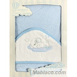Capa de Baño Perrito Azul Denenes