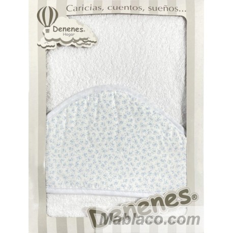 Capa de Baño Flores Azul Denenes