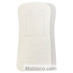 Colchoneta Ligera Silla de Paseo Florecitas Gris