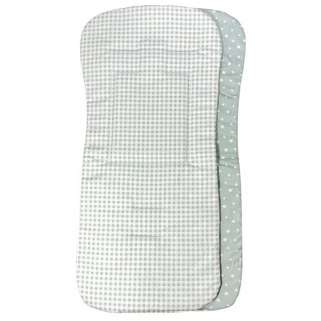 Colchoneta Ligera Silla de Paseo Vichy Verde