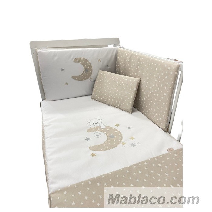 Textil cuna completo Edredon chichonera almohada 11