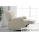 Funda de Sillón Relax Pies Juntos Multi Elástica Bali Marfil