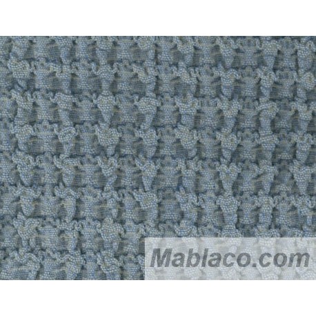Detalle Funda de Silla con respaldo Multi Elástica Bali Azul Claro