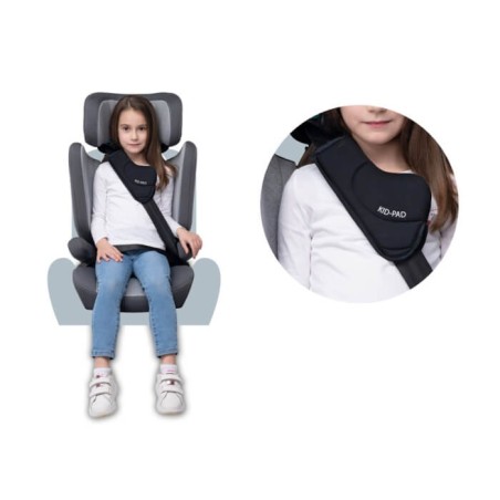 Silla Coche i-Size 100-150 cm Time Carbón Foppapedretti - protector cinturón Comfort Kid Pad