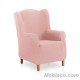 Funda de Sillón Orejero Multi Elástica Bali Rosa