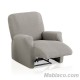 Funda de Sillón Relax Pies Juntos Multi Elástica Bali Gris Claro