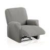 Funda de Sillón Relax Pies Juntos Multi Elástica Bali Gris