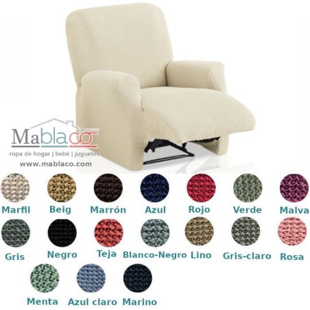Funda de Sillón Relax Pies Juntos Multi Elástica Bali Belmarti