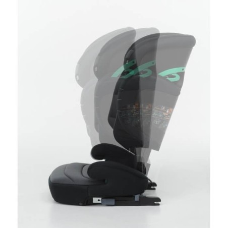 Silla Coche i-Size 100-150 cm Grupo 2 y 3 Open Carbón Foppapedretti reclinado de respaldo