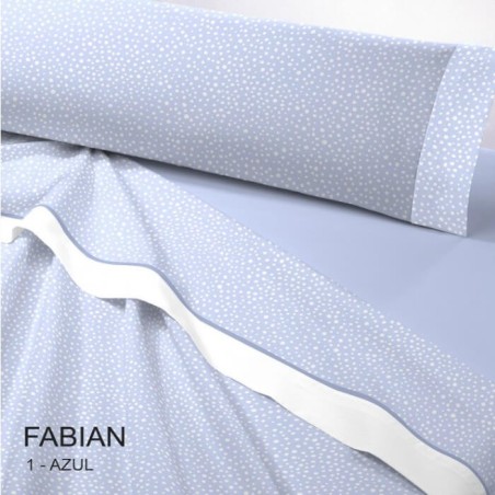 Juego de Sábanas Térmicas Fabian Motas Azul