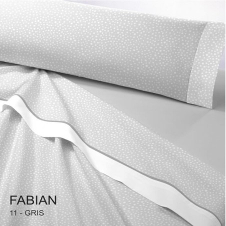 Juego de Sábanas Térmicas Fabian Motas Gris
