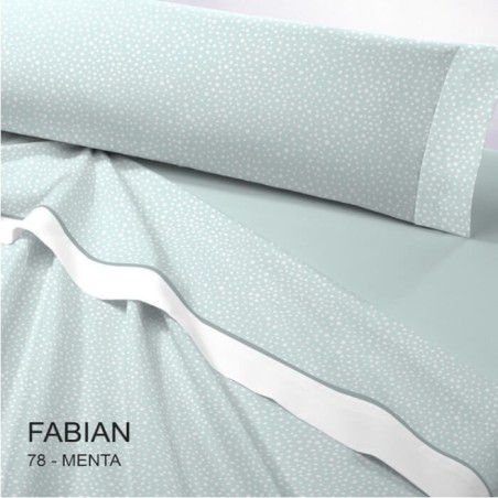 Juego de Sábanas Térmicas Fabian Motas Menta