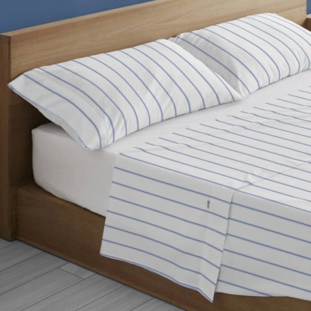 Juego de Sábanas Rita Azul 100% Algodón 200 hilos Estela