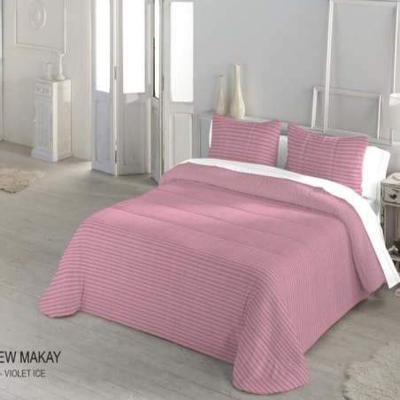 Edredón Comforter New Makay Sedalina reverso Borreguillo Sherpa Violete Ice