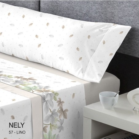 Juego de Sábanas Microlina Nely Lino