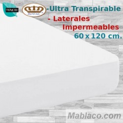 Protector Colchón Tencel Cuna 60x120 cm ROYAL laterales Impermeables 