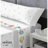 Juego de Sábanas Heroes Infantiles Gris Juego de Sábanas Heroes Infantiles Gris