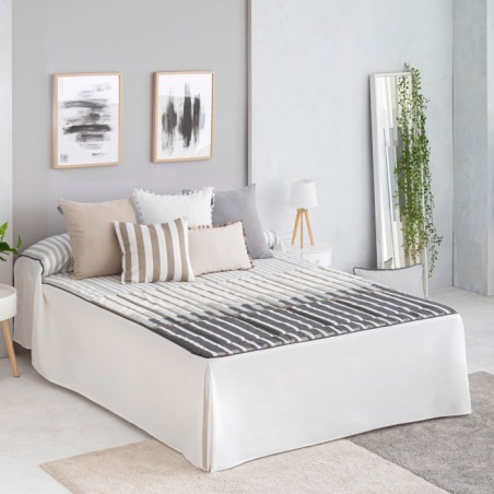 Colcha Edredón Alava Gris