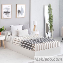 Edredón Ajustable Eibar Beige para Cama de 90 cm