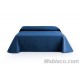 Colcha Bouti Reversible Liso Bed Cover Belmarti Azul-Gris Claro