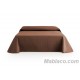 Colcha Bouti Reversible Liso Bed Cover Belmarti Marrón-Beige
