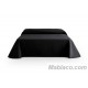 Colcha Bouti Reversible Liso Bed Cover Belmarti Negro- Gris
