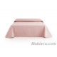 Colcha Bouti Reversible Liso Bed Cover Belmarti Rosa-Beige