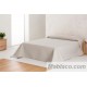 Colcha Bouti Reversible Liso Bed Cover Belmarti Marfil-Beige