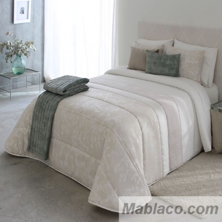 Edredón Comforter Jacquard Perich Beig Reig Marti