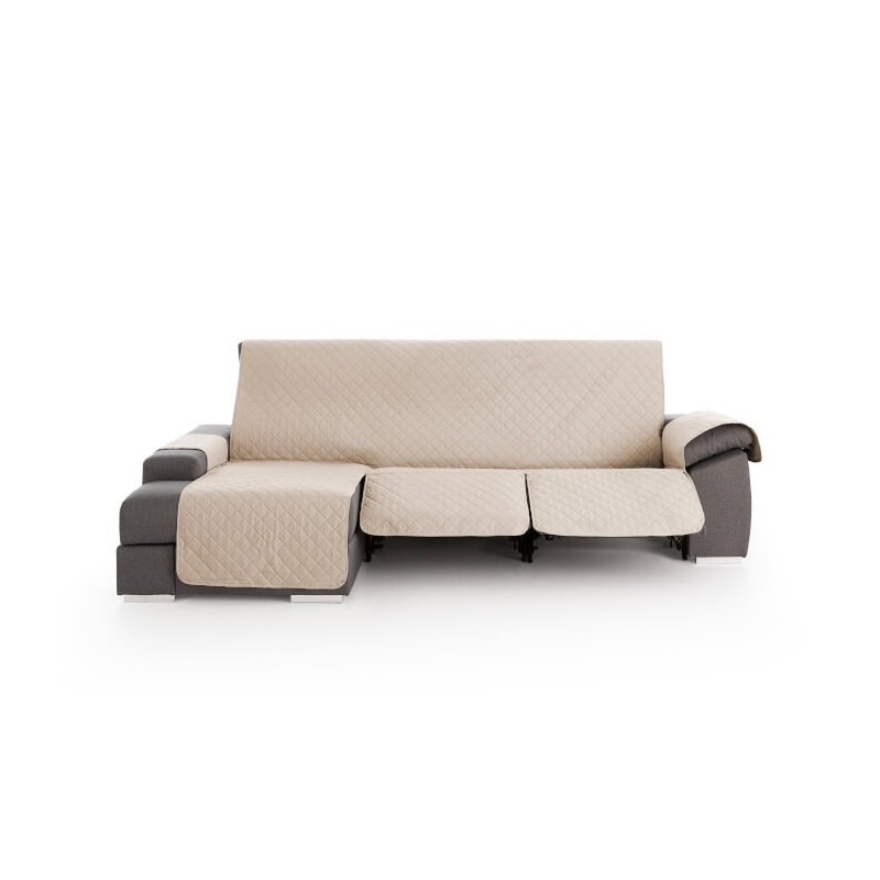 Cubre Chaise Longue Relax Acolchado Couch cover Beige 