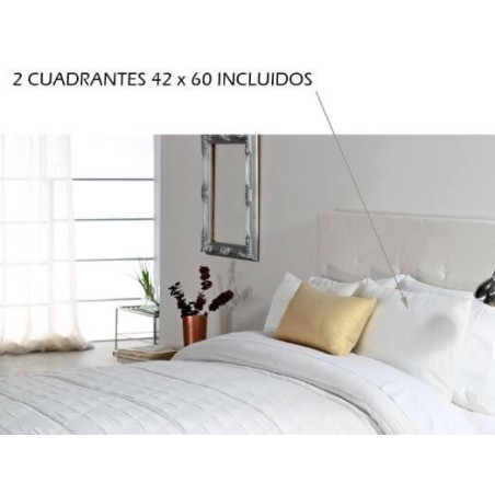 Cuadrantes incluidos Edredón Comforter Jacquard Klive Blanco Reig Marti