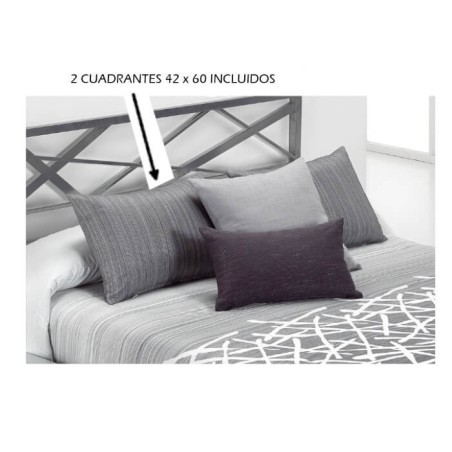 Cuadrantes incluidos Edredón Comforter Jacquard Edgar Gris Reig Marti