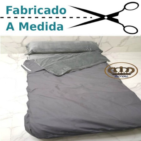 Saco Nórdico Coralina Invierno Liso Bicolor Antracita Royal  [Medidas Especiales (Personalizado)]