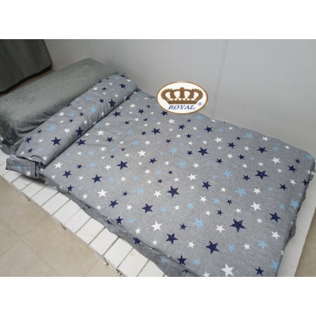 Saco Nórdico de Invierno Cosmos Estrellas Coralina Royal