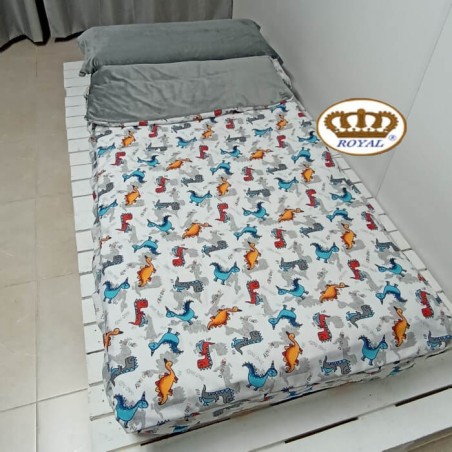 Saco Nórdico Coralina Invierno Dinosaurios Infanitl Royal