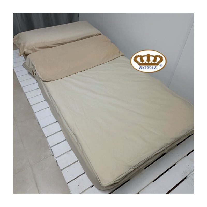 Saco Nórdico Coralina Invierno Liso Bicolor Piedra Royal