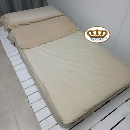 Saco Nórdico Coralina Invierno Liso Bicolor Piedra Royal