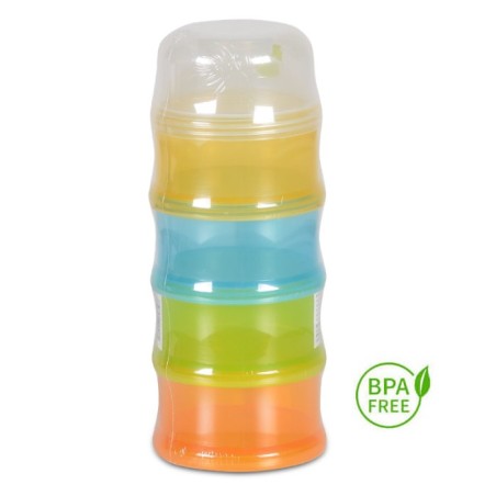Dosificador leche en polvo bebé 4 Botes Torre