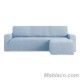Funda Sofá Chaise Longue Bali Brazo Corto Derecho Azul Claro