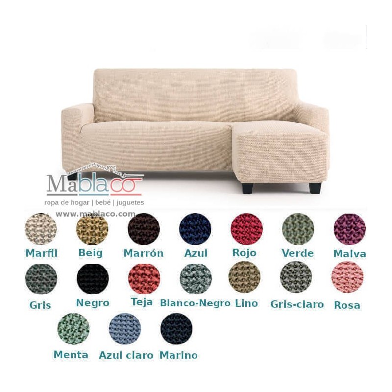 Funda Sofá Chaise Longue Mini brazo corto Bali Belmartí Por 71,95€