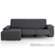 Funda Chaise Longue Relax Milan Brazo Corto Gris