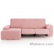 Funda Chaise Longue Relax Milan Brazo Corto Rosa