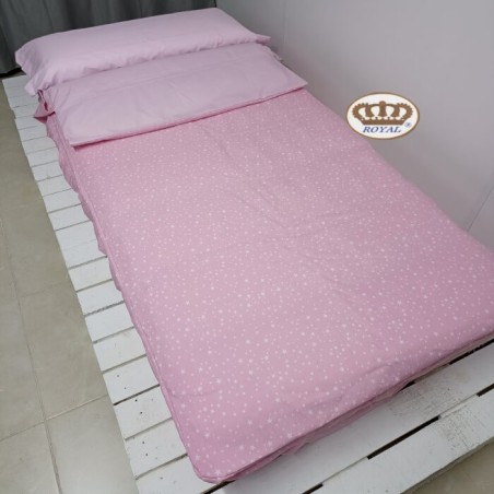 Saco Nórdico Nido Rosa Estrellas Con Cremallera Royal