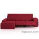 Chaise Longue Relax Milos Brazo Corto izquierdo Rojo